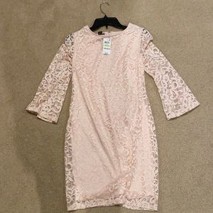 Pink lace Alfani dress